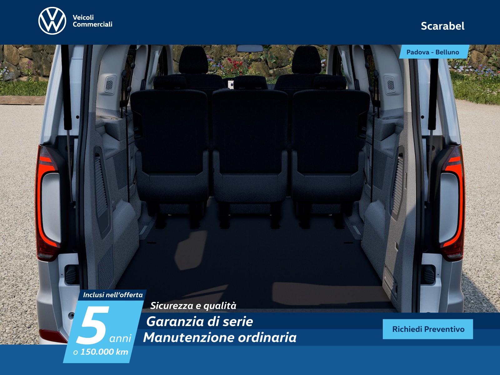 Volkswagen VIC T6 Kombi Caravelle    LIFE PC125 intA8