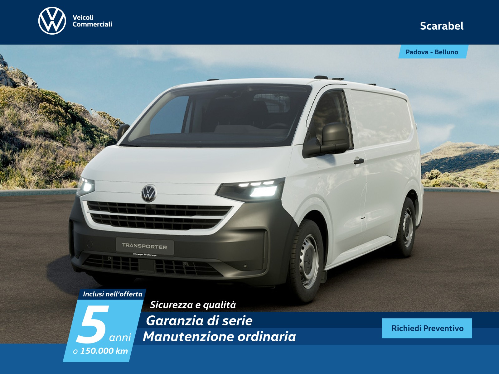 Volkswagen VIC T7 Transporter Transporter  furg PC110ant A8