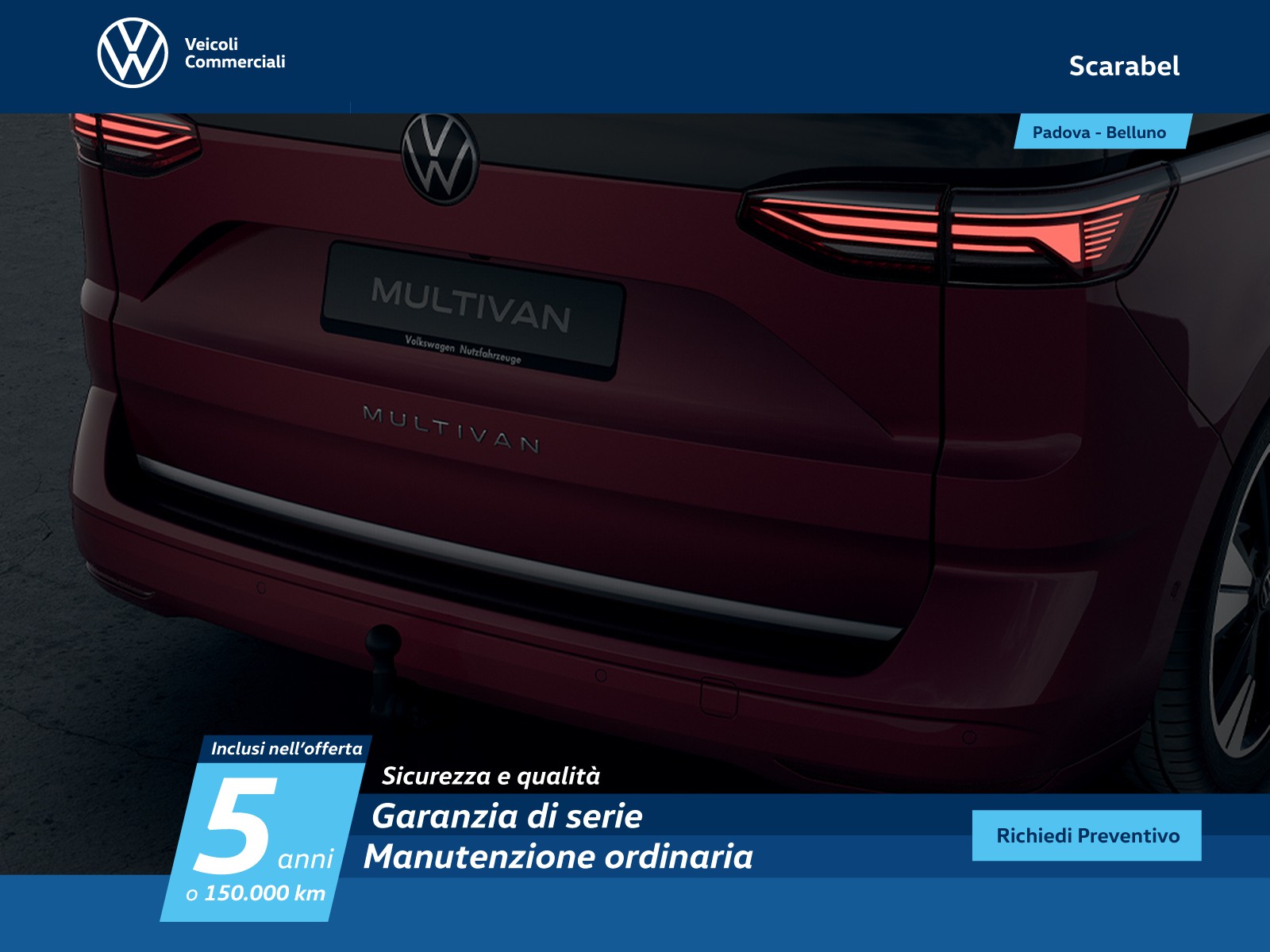 Volkswagen VIC T7 Multivan 2.0 tdi style 150cv dsg 7p.ti