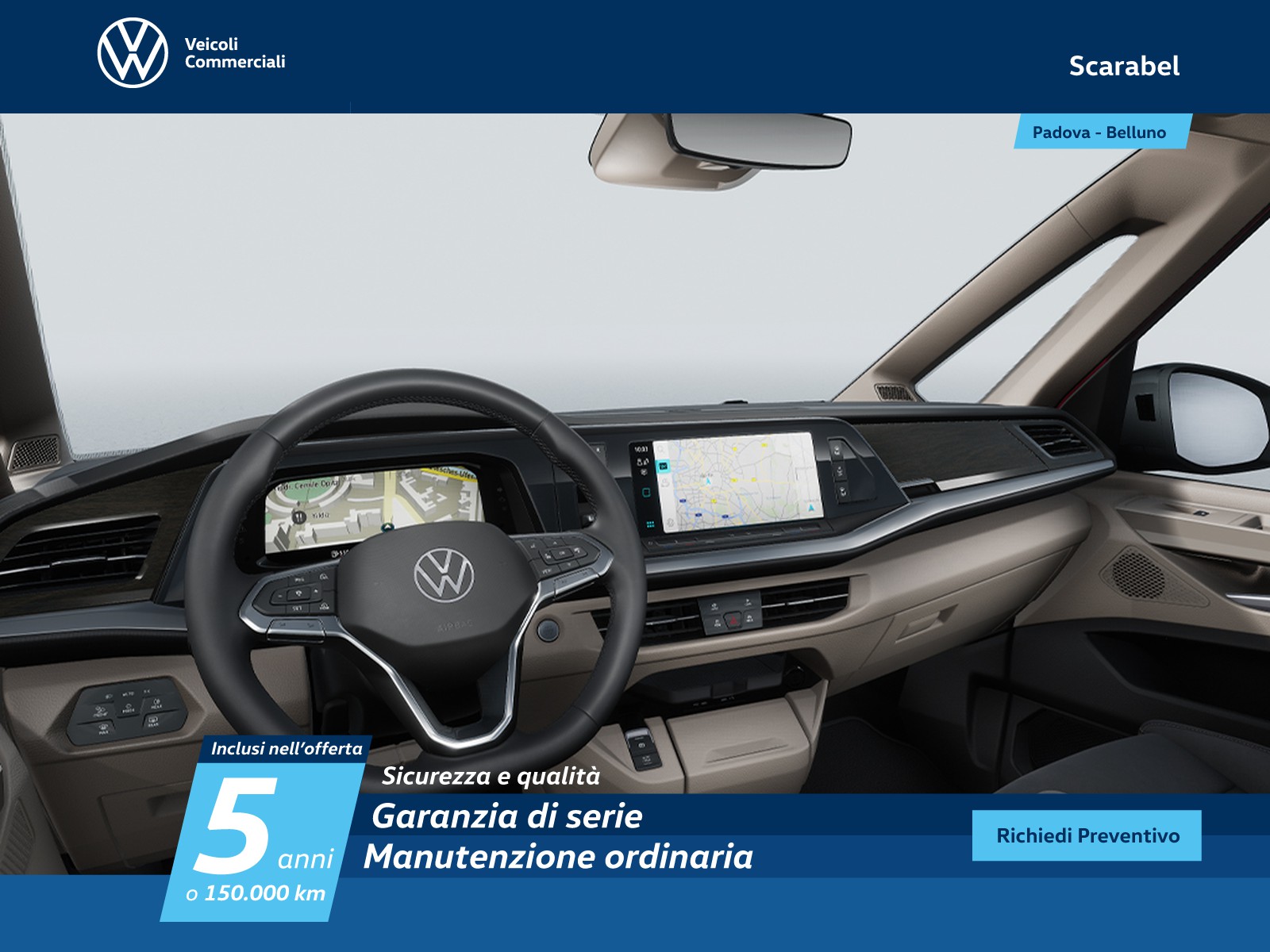 Volkswagen VIC T7 Multivan 2.0 tdi style 150cv dsg 7p.ti