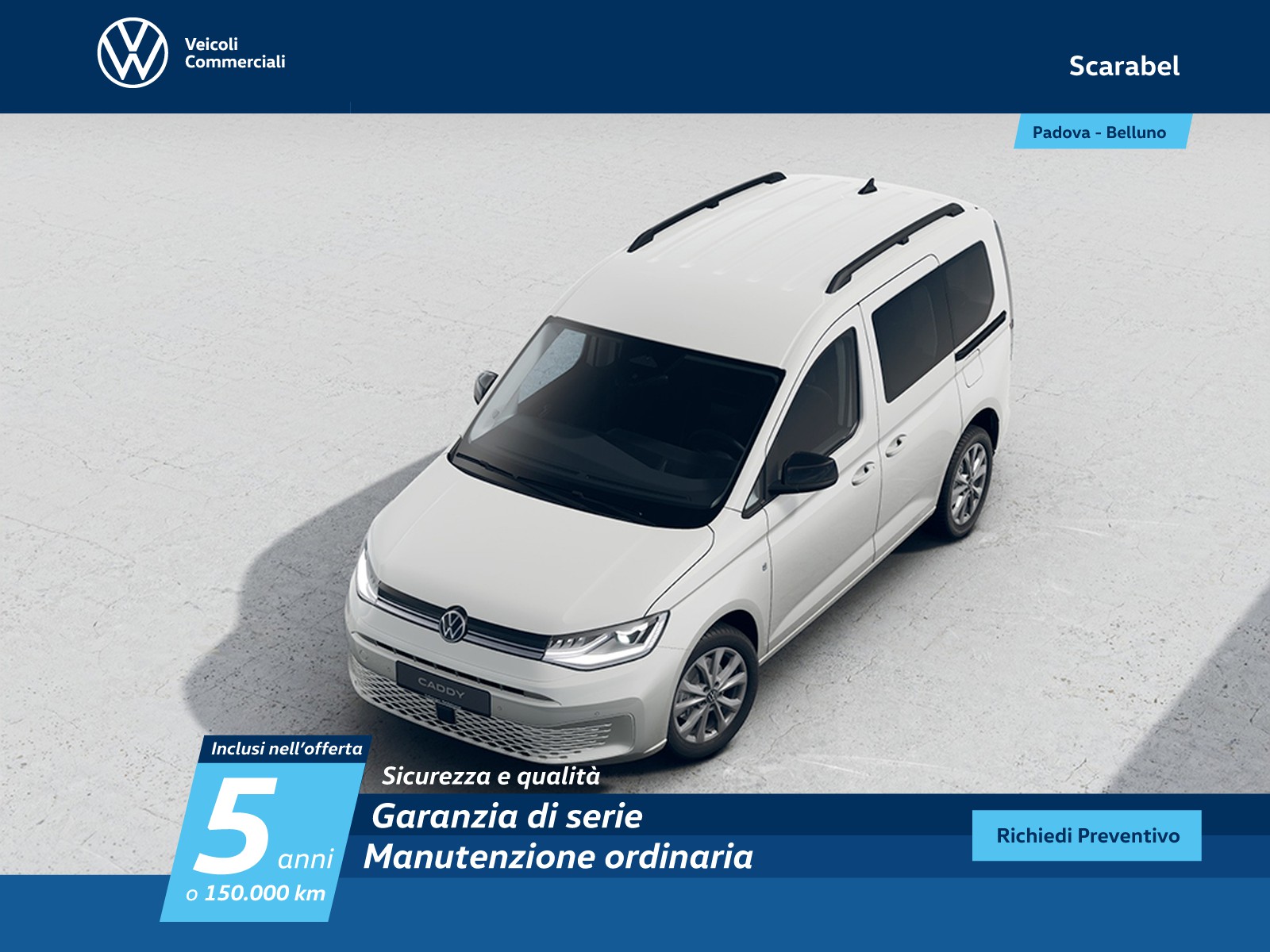 Volkswagen VIC Caddy n1 2.0 tdi 102cv life