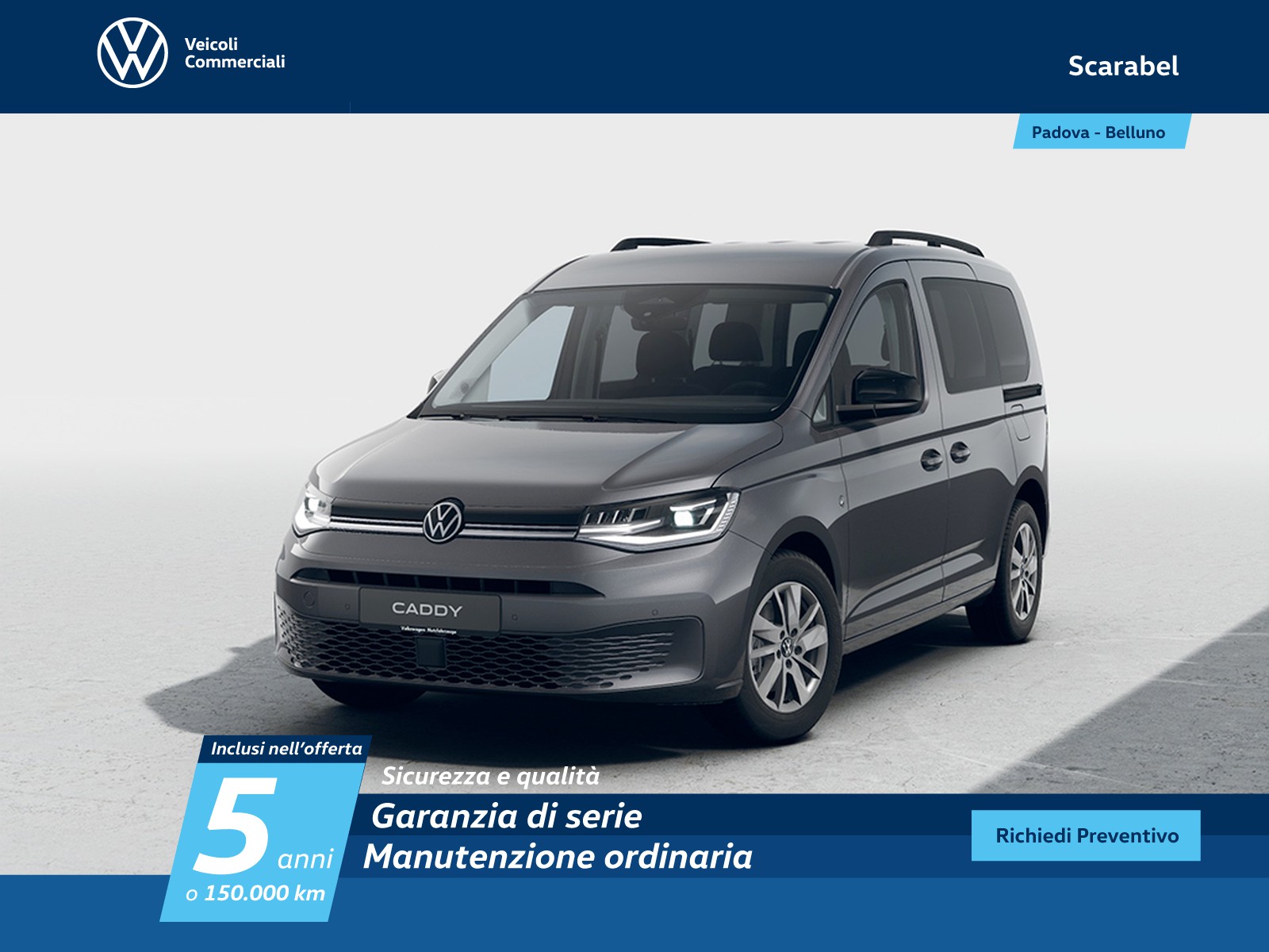 Volkswagen VIC Caddy 2.0 tdi 122cv 4motion life