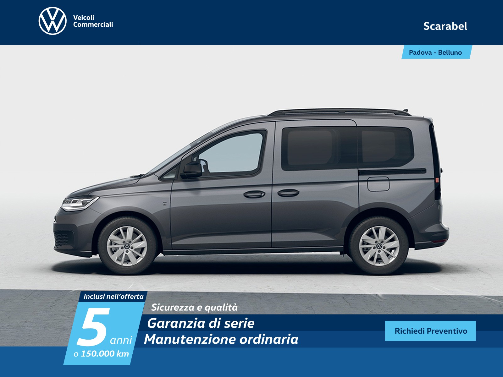 Volkswagen VIC Caddy 2.0 tdi 122cv 4motion life