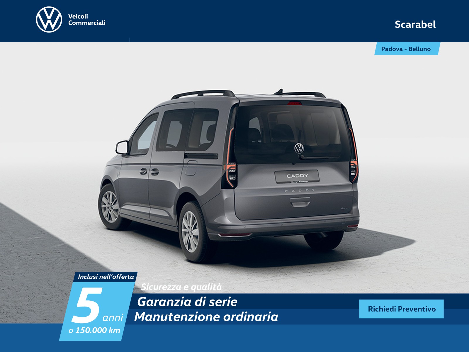 Volkswagen VIC Caddy 2.0 tdi 122cv 4motion life