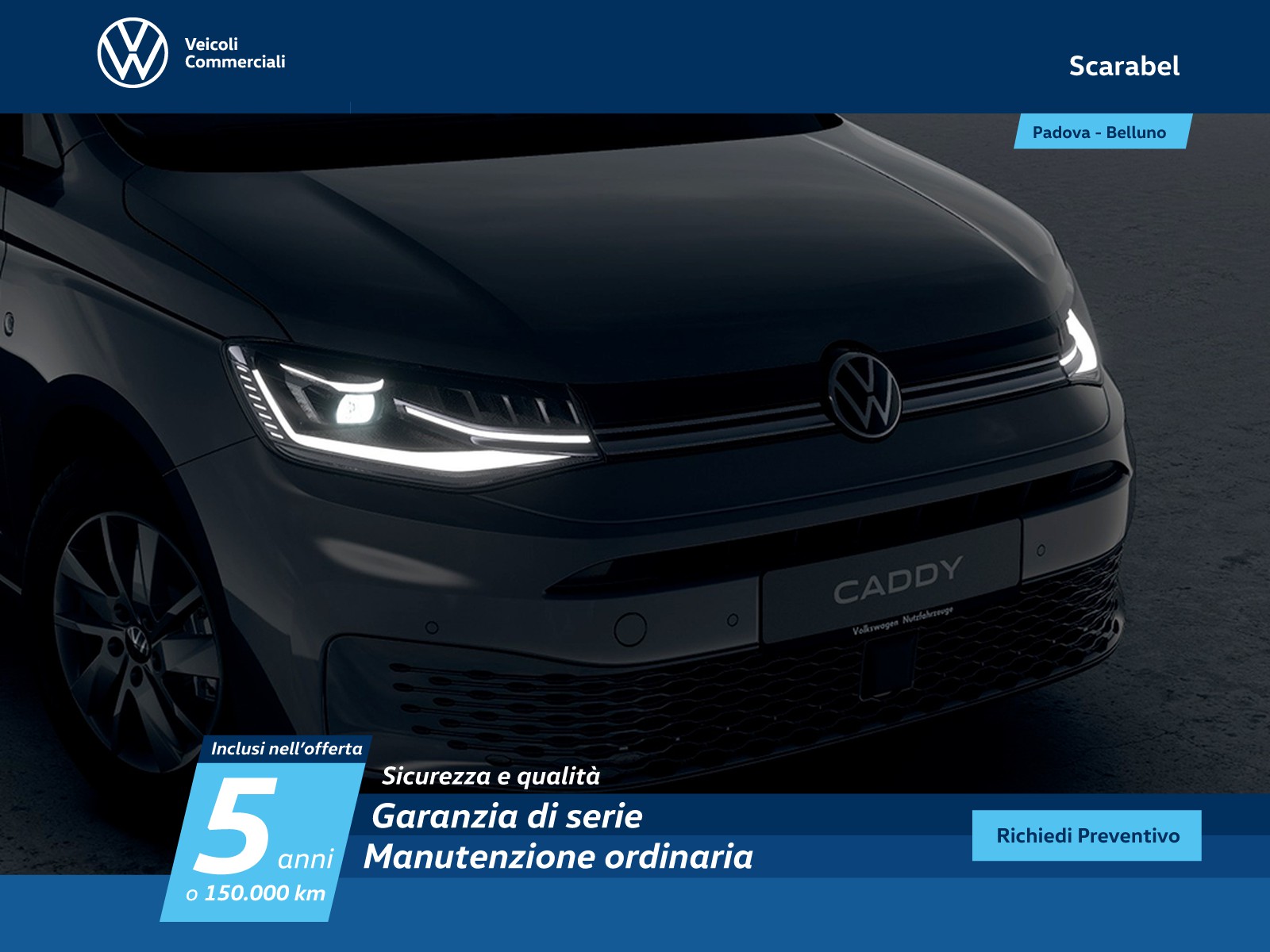 Volkswagen VIC Caddy 2.0 tdi 122cv 4motion life