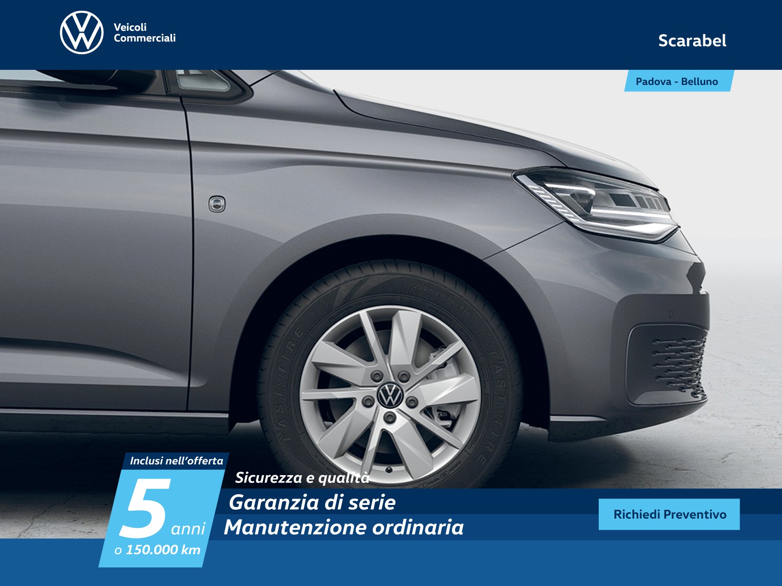 Volkswagen VIC Caddy 2.0 tdi 122cv 4motion life