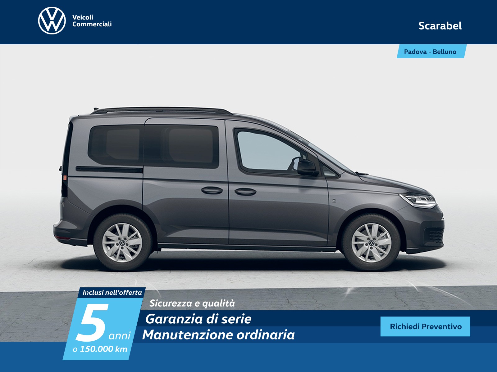 Volkswagen VIC Caddy 2.0 tdi 122cv 4motion life