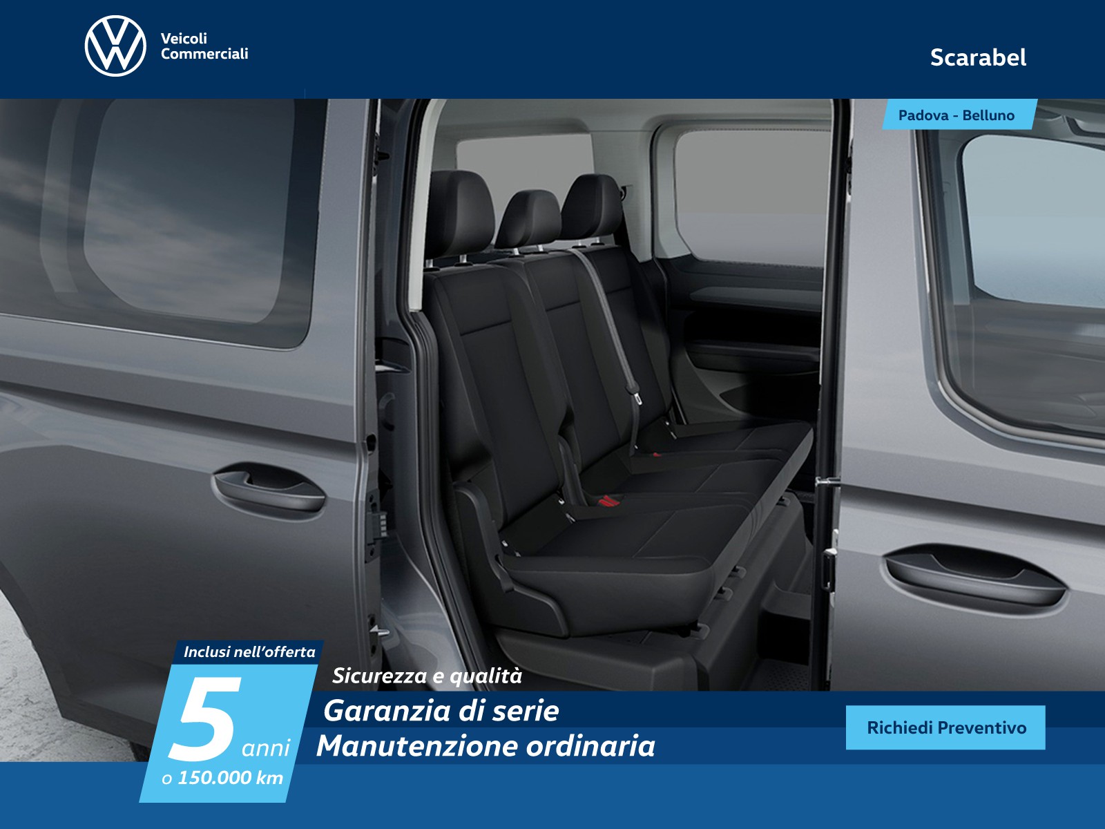 Volkswagen VIC Caddy 2.0 tdi 122cv 4motion life