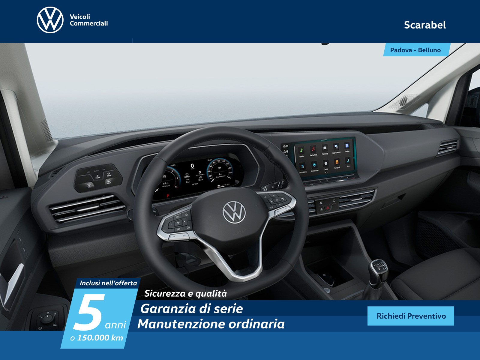 Volkswagen VIC Caddy 2.0 tdi 122cv 4motion life