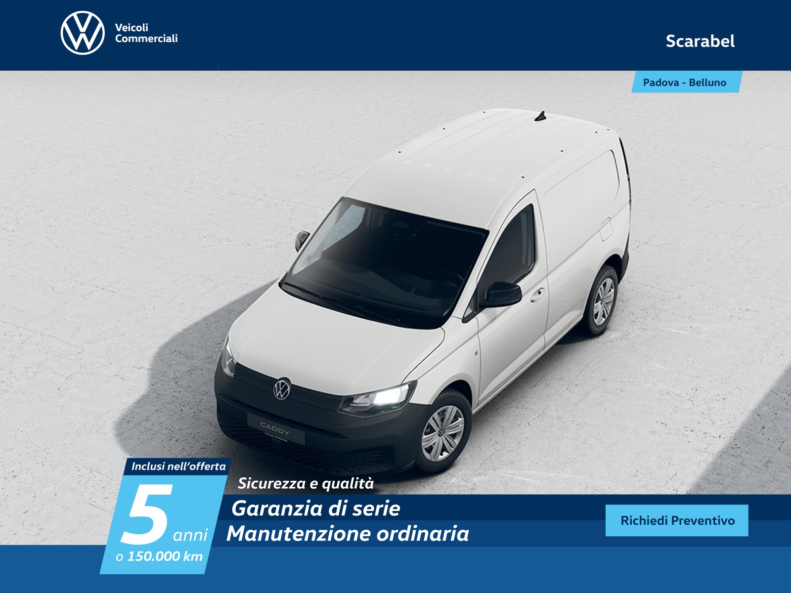 Volkswagen VIC Caddy cargo 2.0 tdi 122cv business dsg7 my24