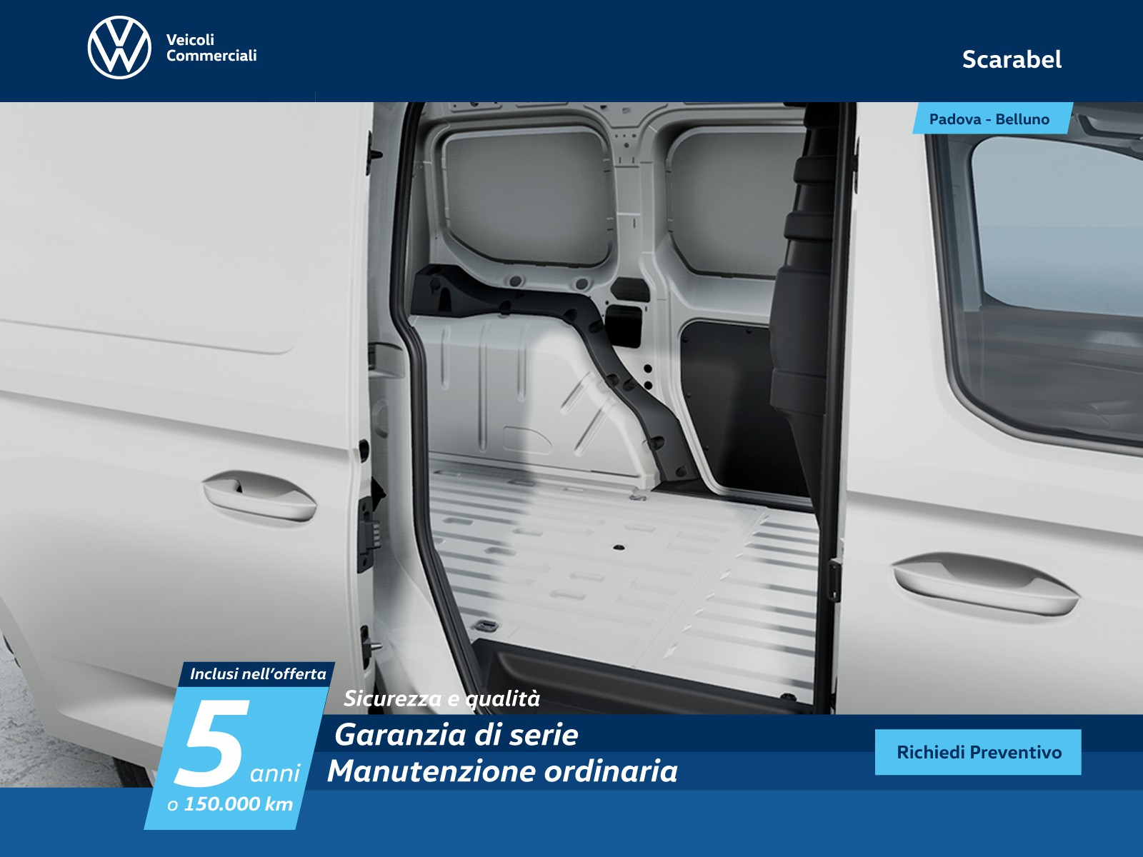 Volkswagen VIC Caddy cargo 2.0 tdi 122cv business dsg7 my24