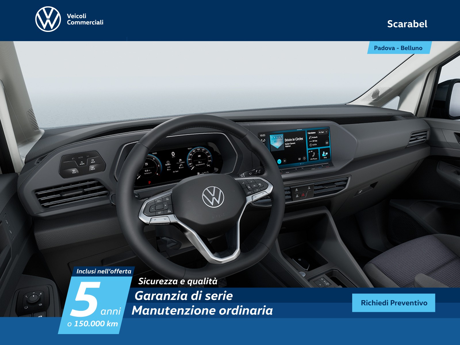 Volkswagen VIC Caddy cargo 2.0 tdi 122cv business dsg7 my24