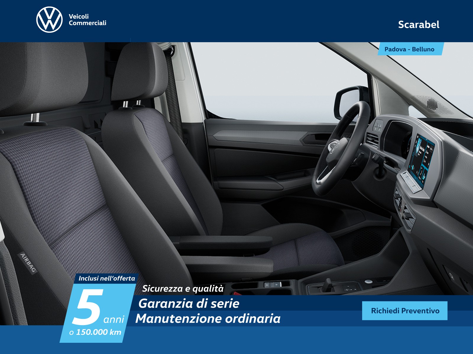 Volkswagen VIC Caddy cargo 2.0 tdi 122cv business dsg7 my24