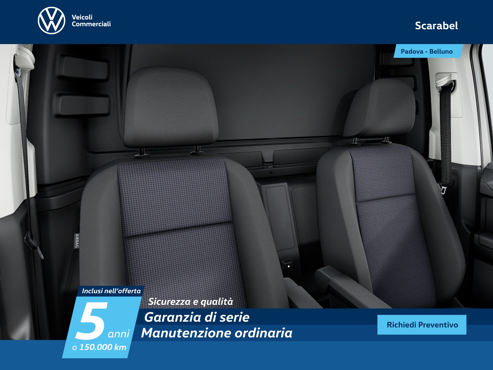 Volkswagen VIC Caddy cargo 2.0 tdi 122cv business dsg7 my24
