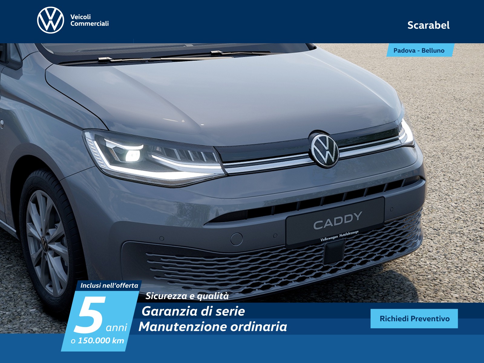 Volkswagen VIC Caddy maxi 1.5 phev 150cv life dsg
