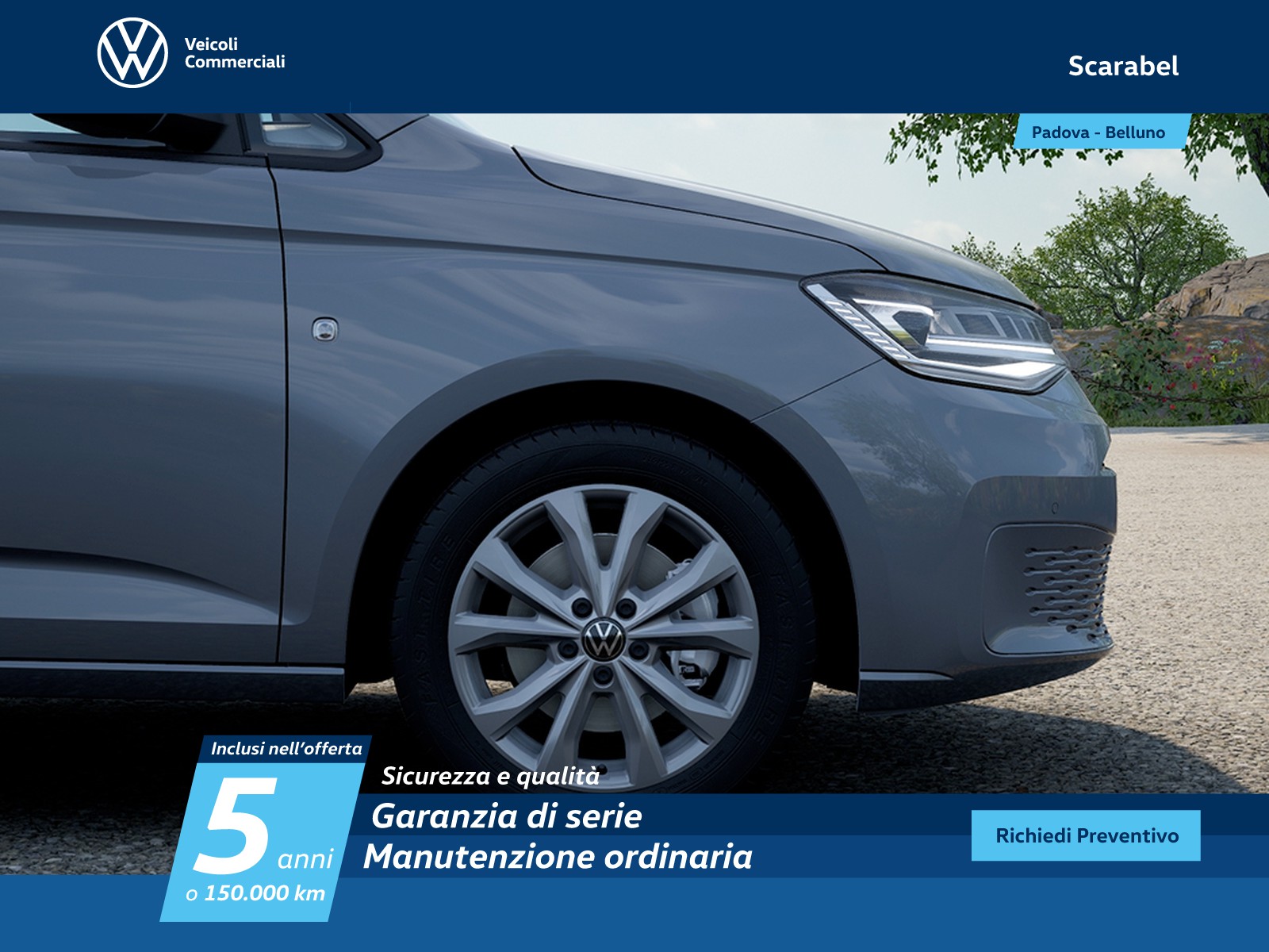 Volkswagen VIC Caddy maxi 1.5 phev 150cv life dsg