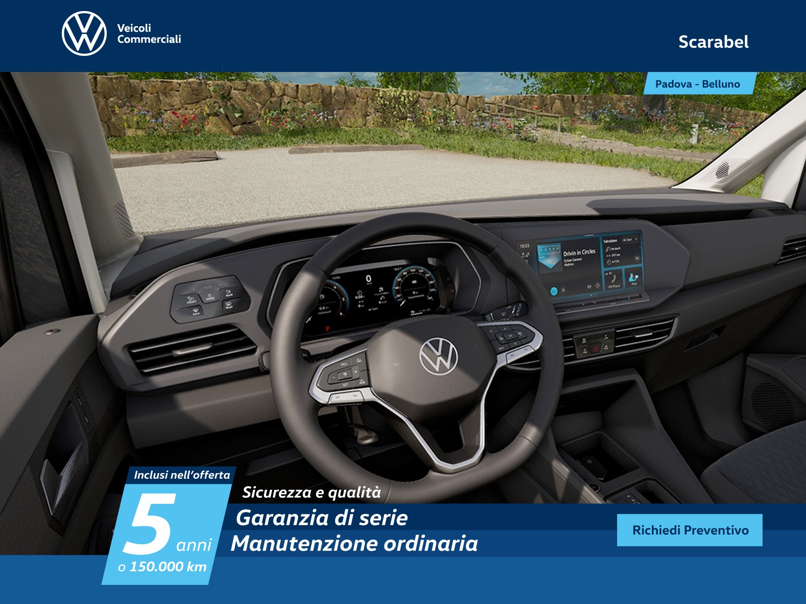 Volkswagen VIC Caddy maxi 1.5 phev 150cv life dsg