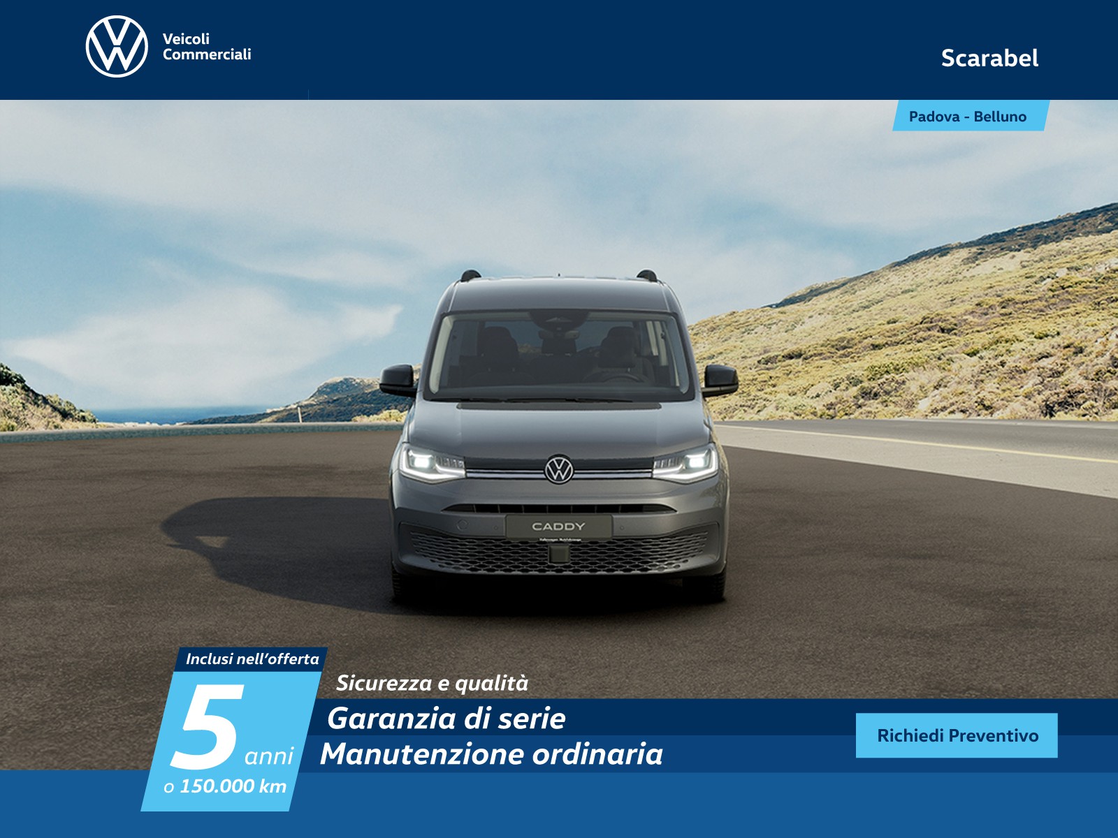 Volkswagen VIC Caddy 1.5 phev 150cv life dsg