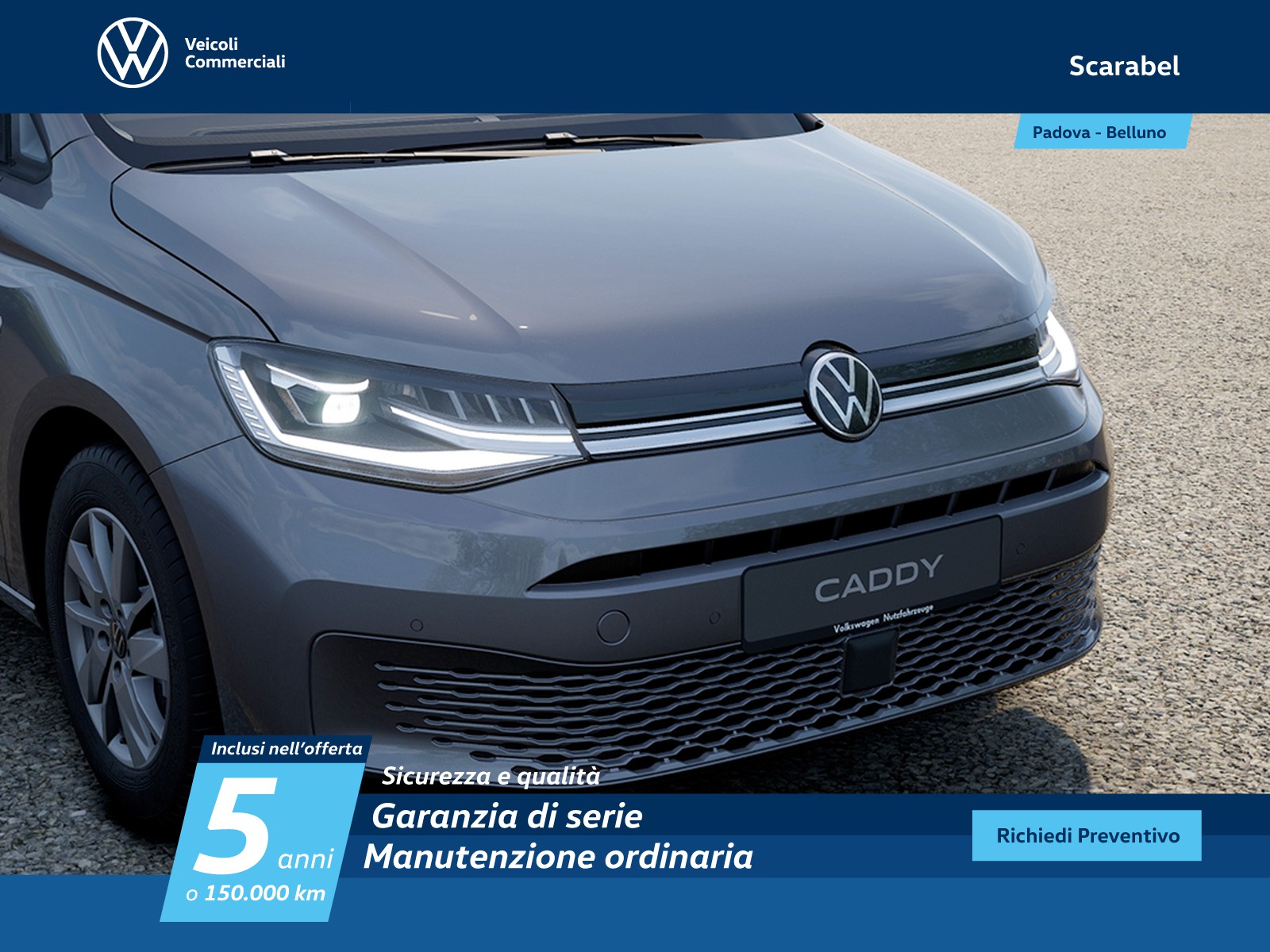 Volkswagen VIC Caddy 1.5 phev 150cv life dsg