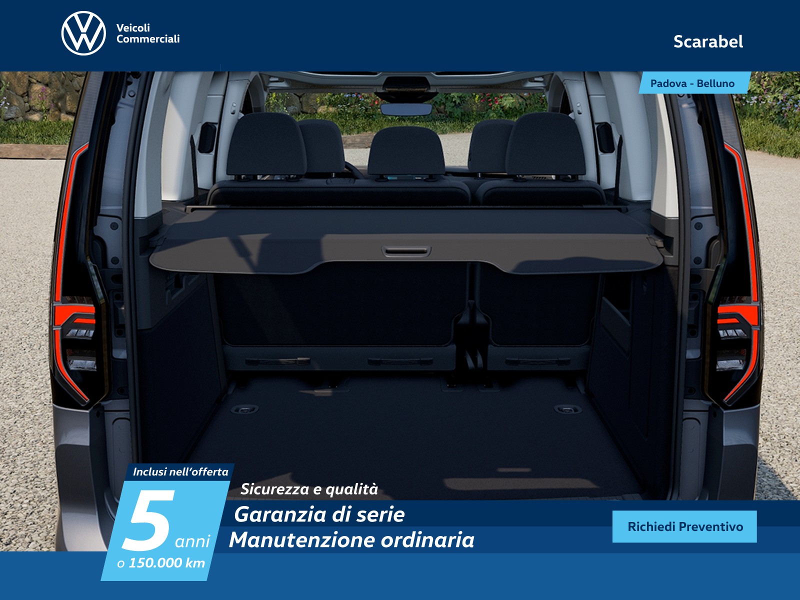 Volkswagen VIC Caddy 1.5 phev 150cv life dsg