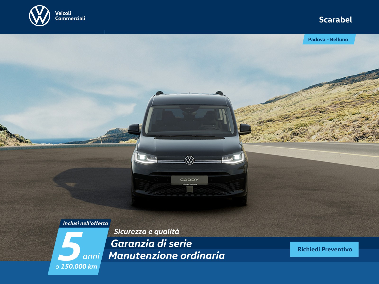 Volkswagen VIC Caddy maxi 1.5 phev 150cv life dsg