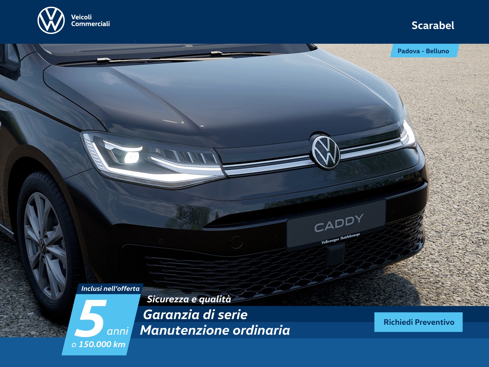 Volkswagen VIC Caddy maxi 1.5 phev 150cv life dsg