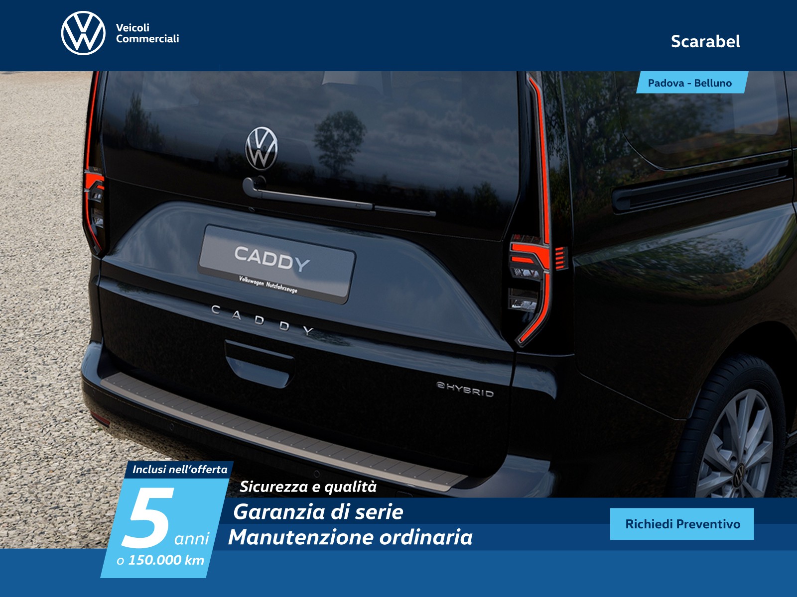 Volkswagen VIC Caddy maxi 1.5 phev 150cv life dsg