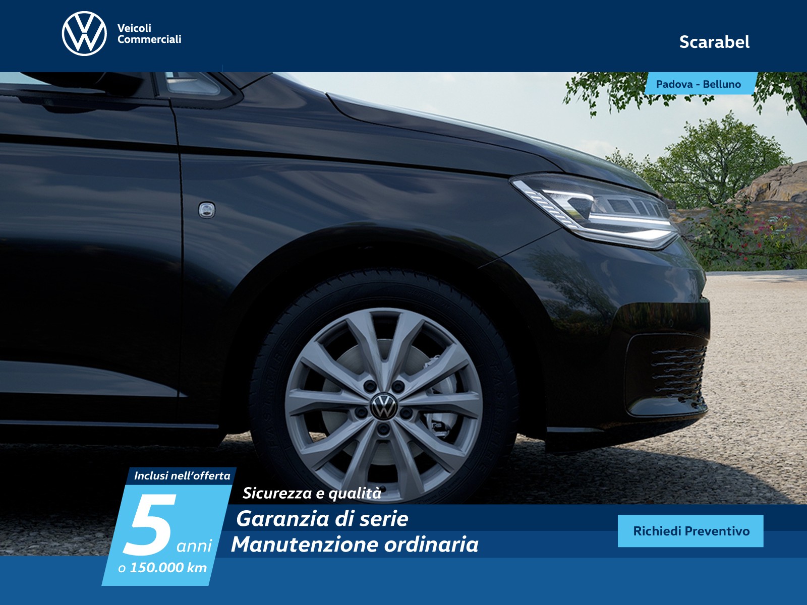 Volkswagen VIC Caddy maxi 1.5 phev 150cv life dsg