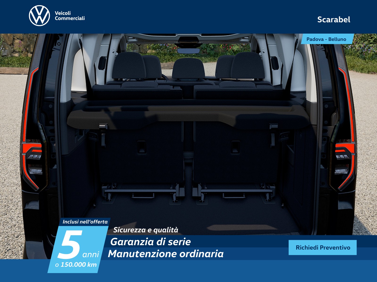 Volkswagen VIC Caddy maxi 1.5 phev 150cv life dsg