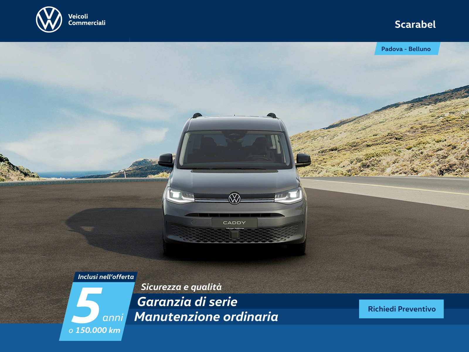Volkswagen VIC Caddy maxi 1.5 phev 150cv life dsg