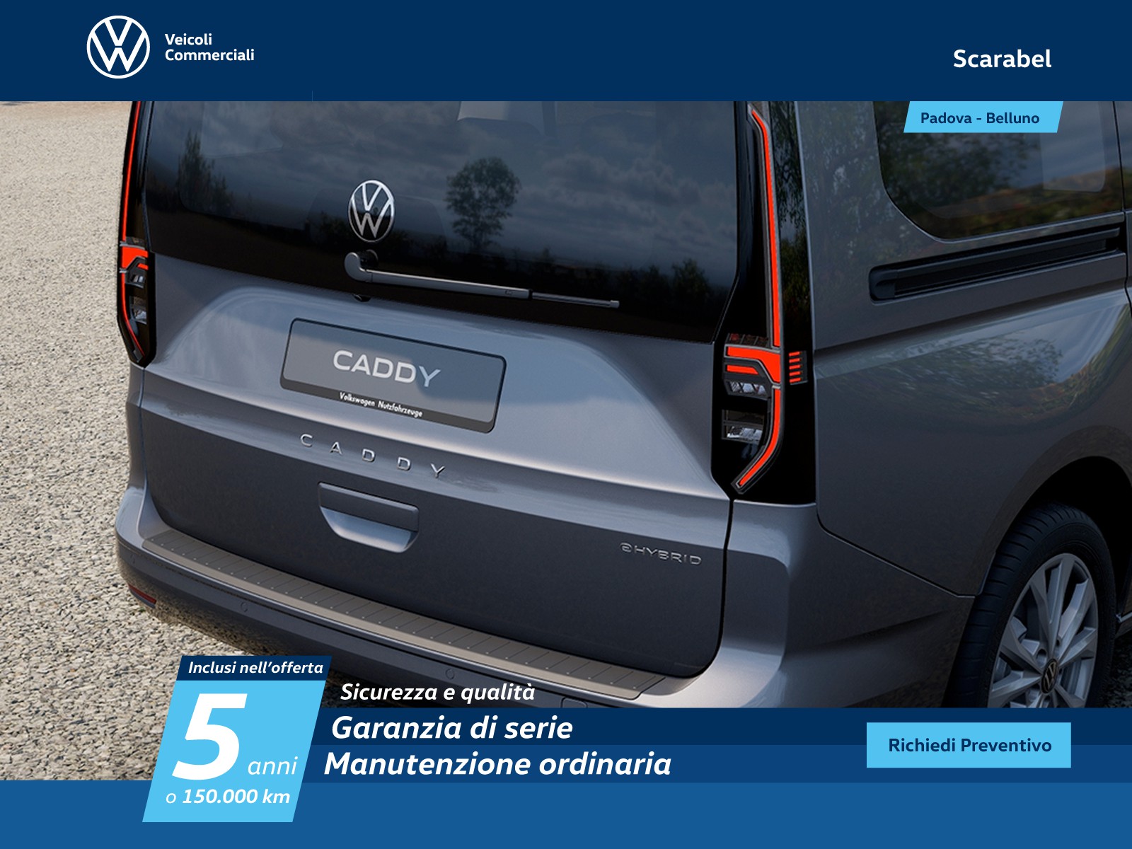 Volkswagen VIC Caddy maxi 1.5 phev 150cv life dsg