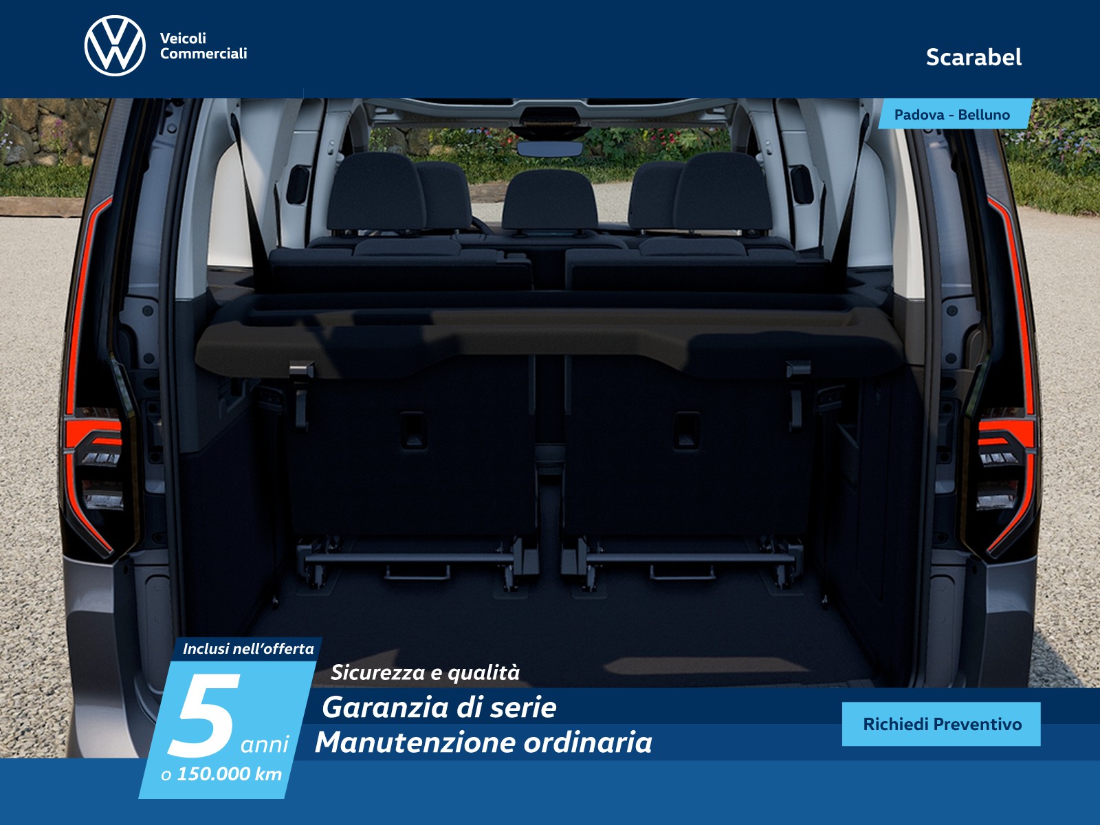 Volkswagen VIC Caddy maxi 1.5 phev 150cv life dsg