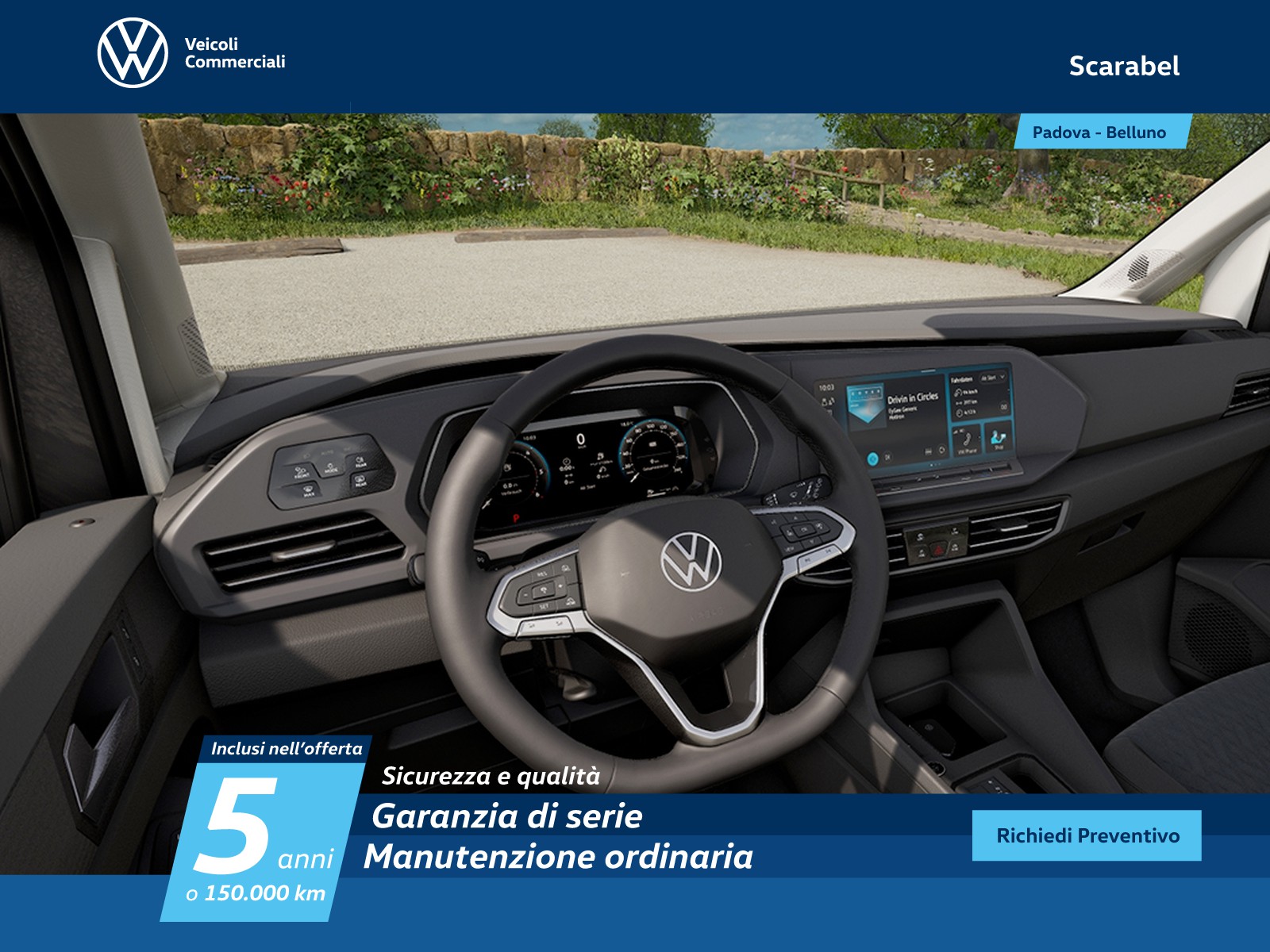Volkswagen VIC Caddy maxi 1.5 phev 150cv life dsg