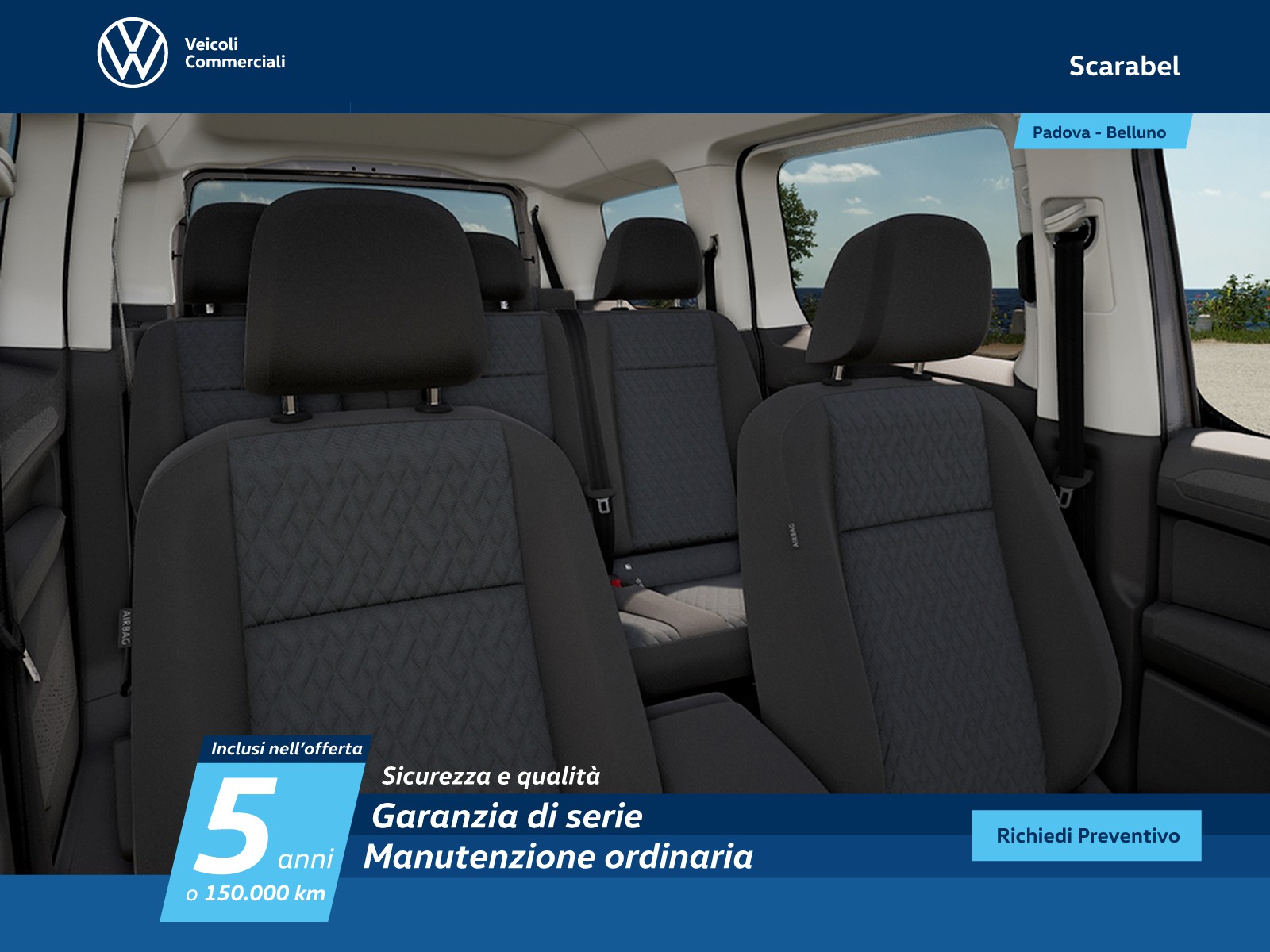 Volkswagen VIC Caddy maxi 1.5 phev 150cv life dsg