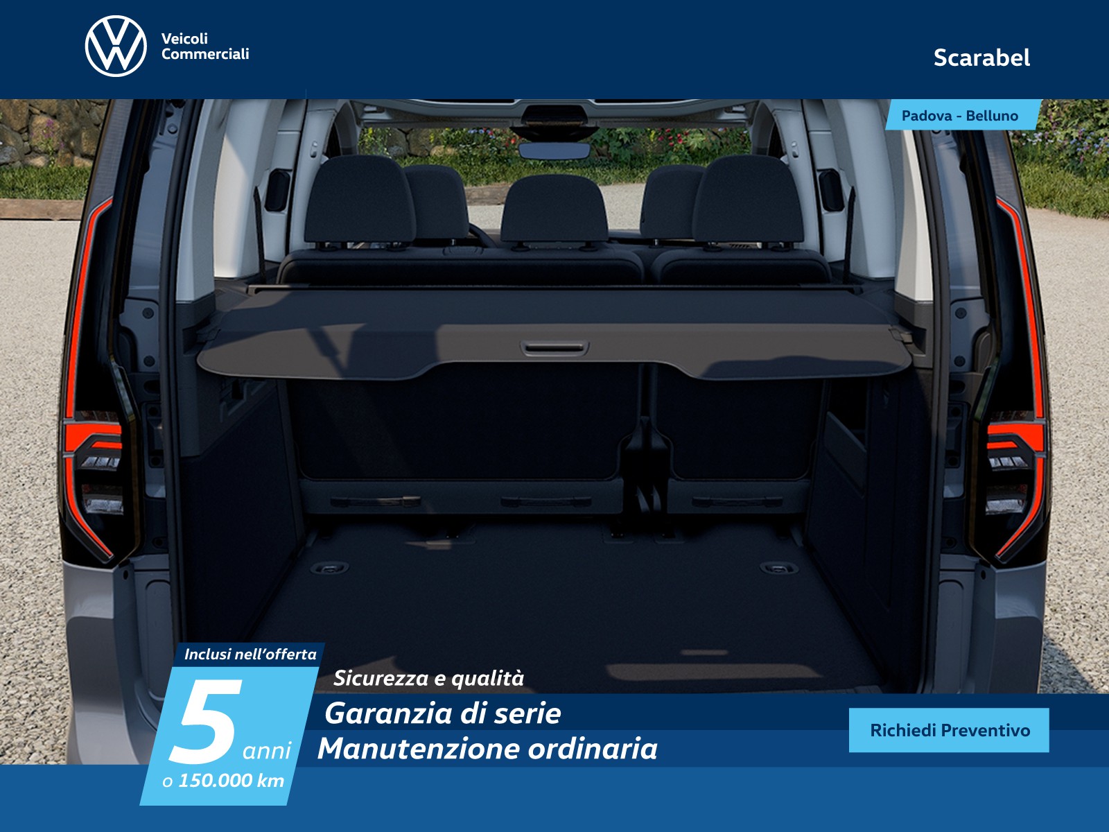 Volkswagen VIC Caddy 1.5 phev 150cv life dsg
