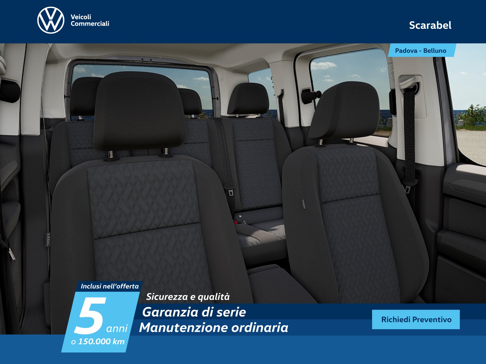 Volkswagen VIC Caddy 1.5 phev 150cv life dsg