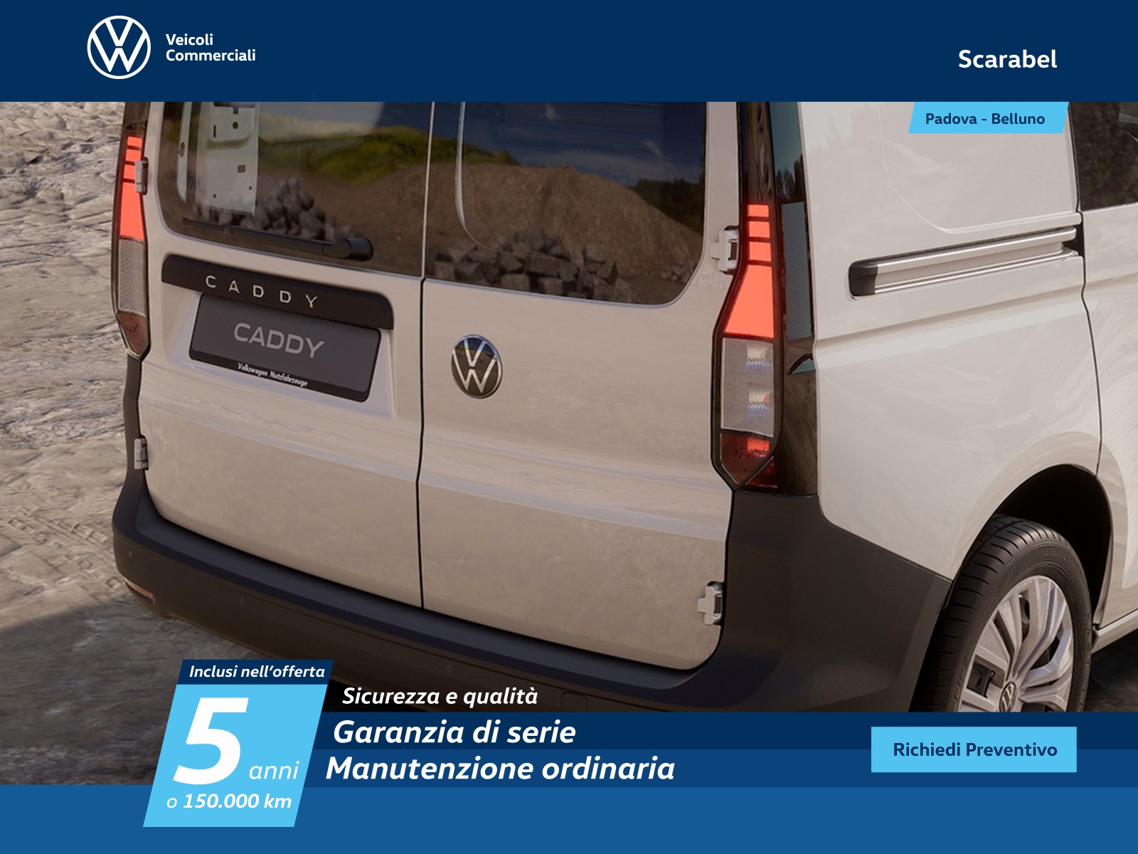 Volkswagen VIC Caddy cargo 2.0 tdi 102cv flexible