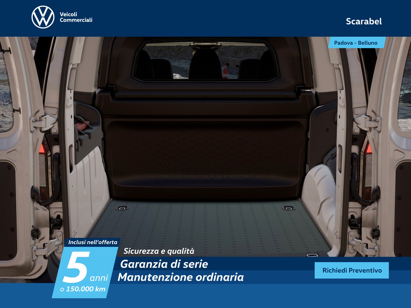 Volkswagen VIC Caddy cargo 2.0 tdi 102cv flexible