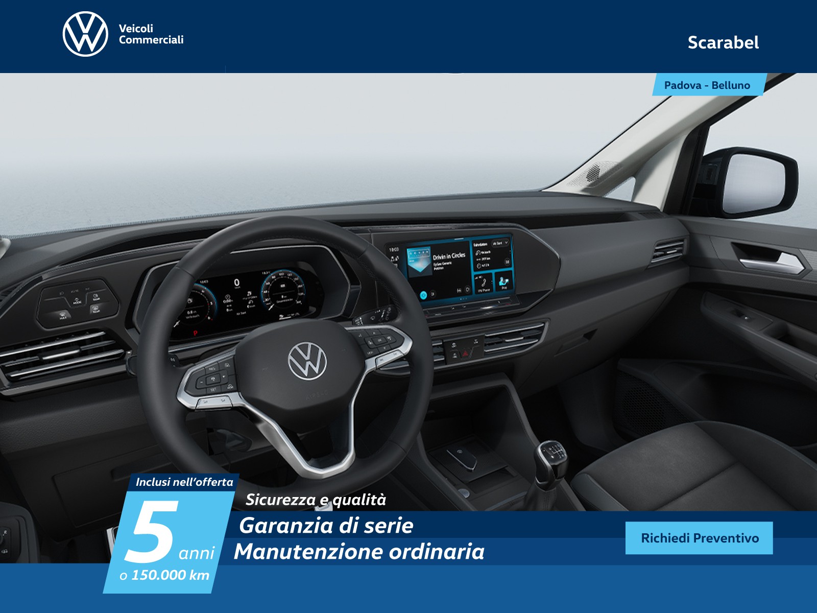 Volkswagen VIC Caddy 2.0 tdi 122cv style dsg7 my24
