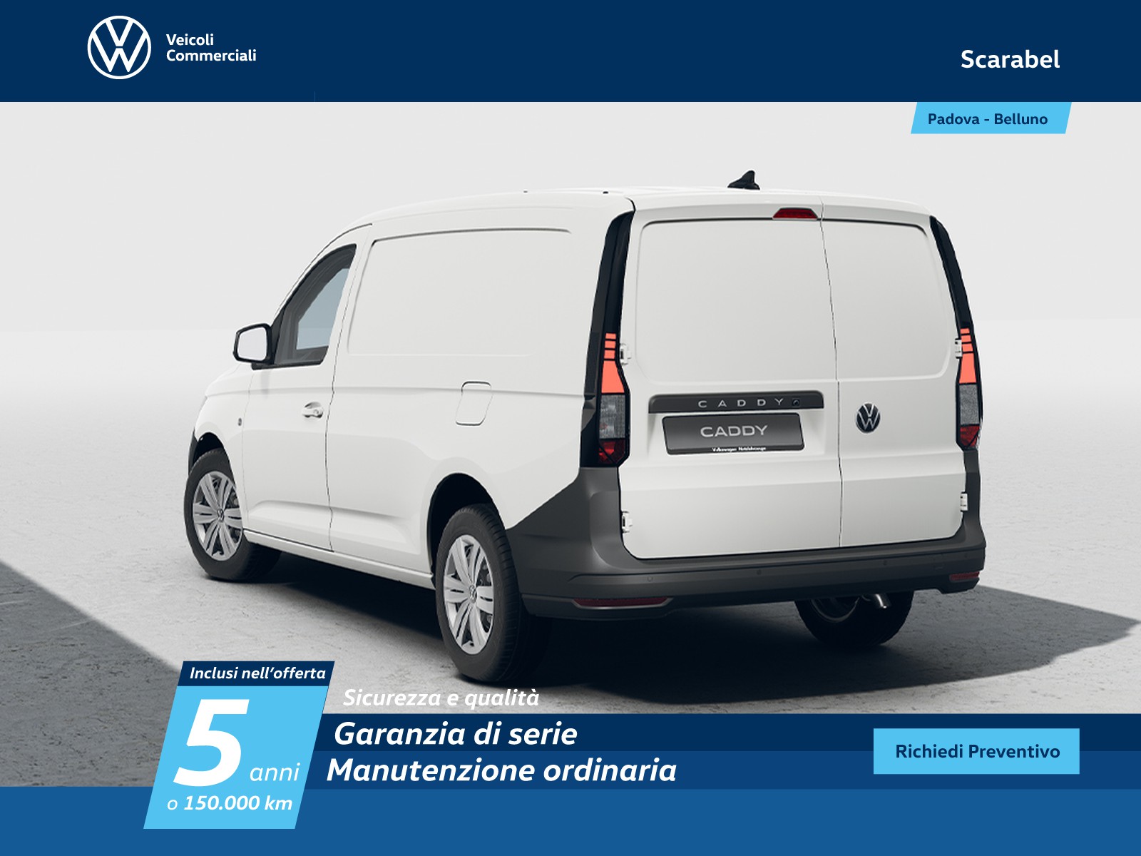 Volkswagen VIC Caddy cargo maxi 2.0 tdi 102cv business my24