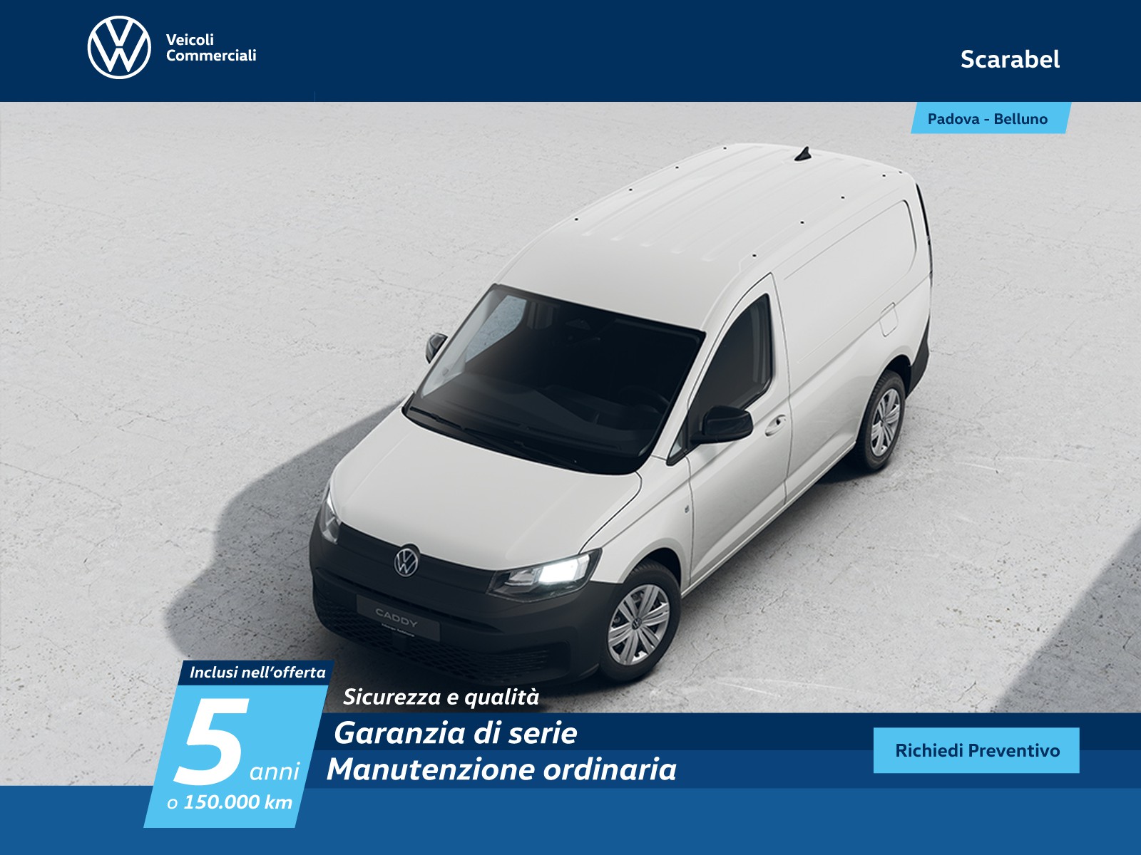 Volkswagen VIC Caddy cargo maxi 2.0 tdi 102cv business my24