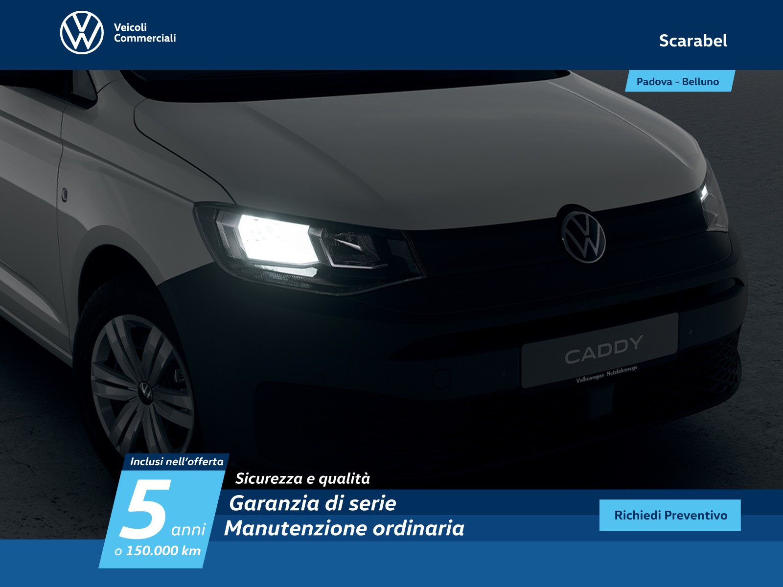 Volkswagen VIC Caddy cargo maxi 2.0 tdi 102cv business my24