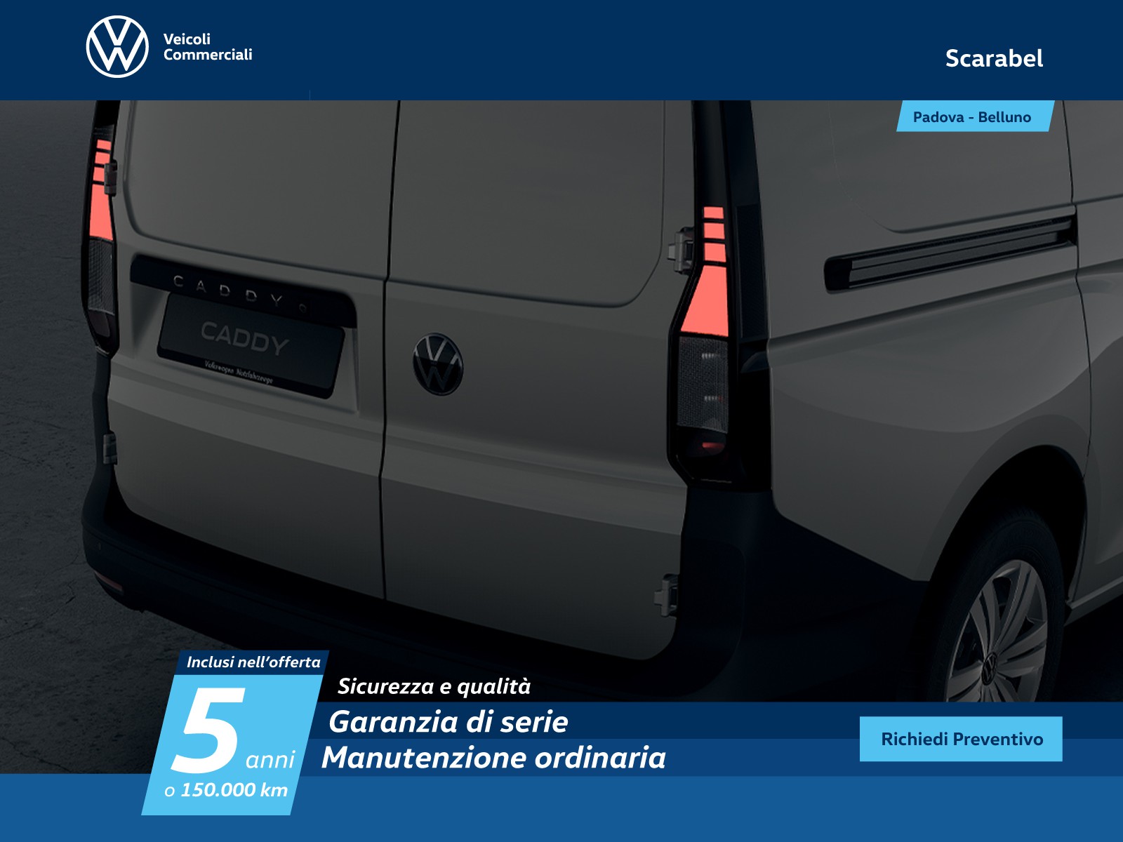 Volkswagen VIC Caddy cargo maxi 2.0 tdi 102cv business my24