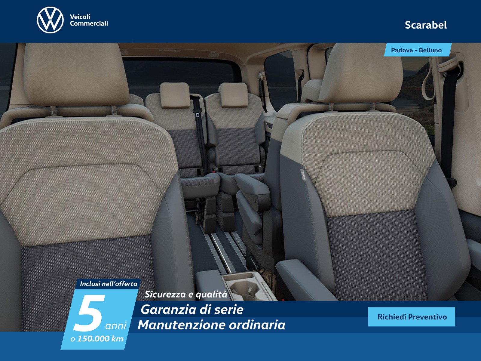 Volkswagen VIC T7 Multivan lungo 2.0 tdi life 150cv dsg 7p.ti