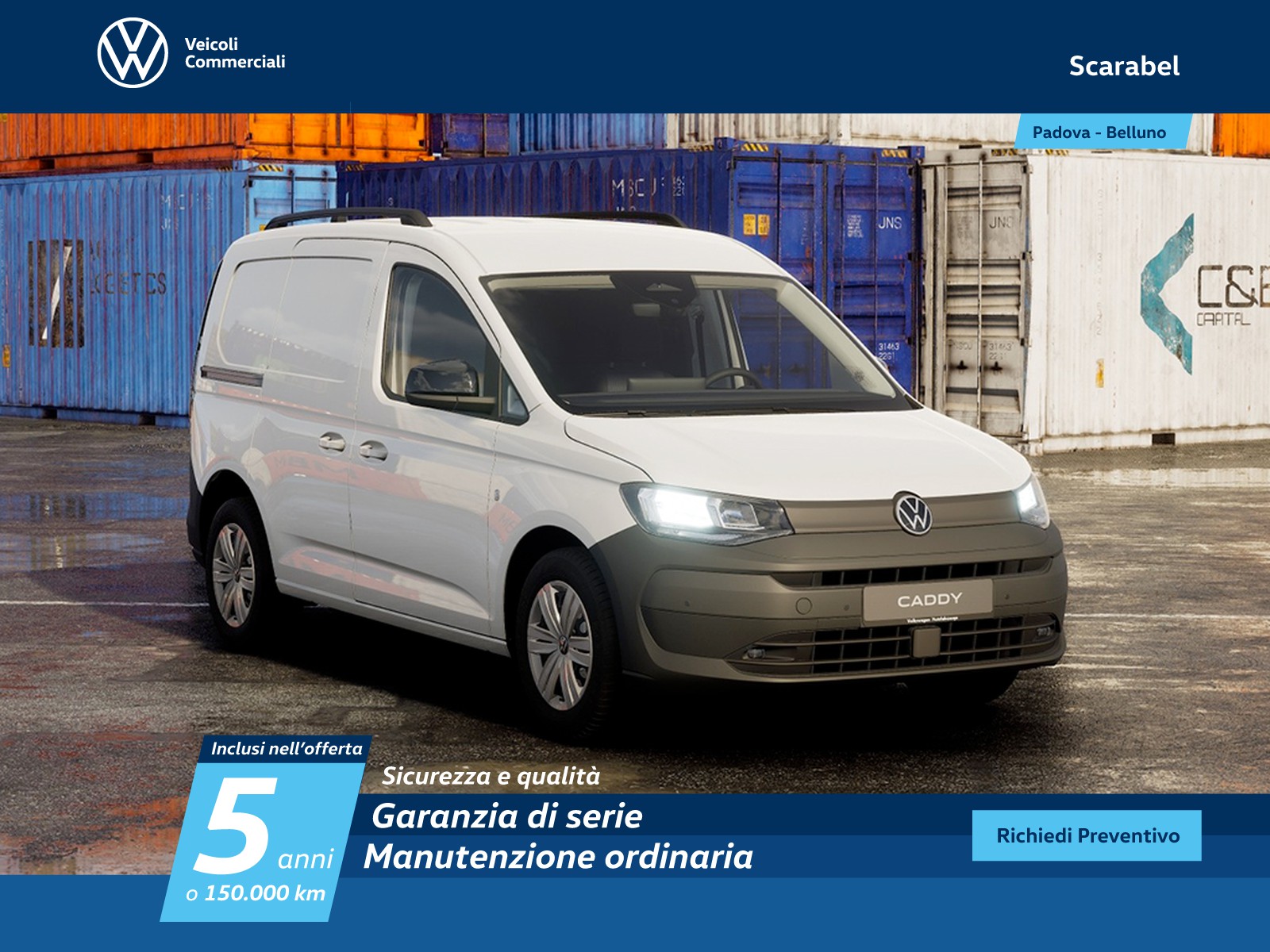 Volkswagen VIC Caddy cargo 2.0 tdi 102cv business my24