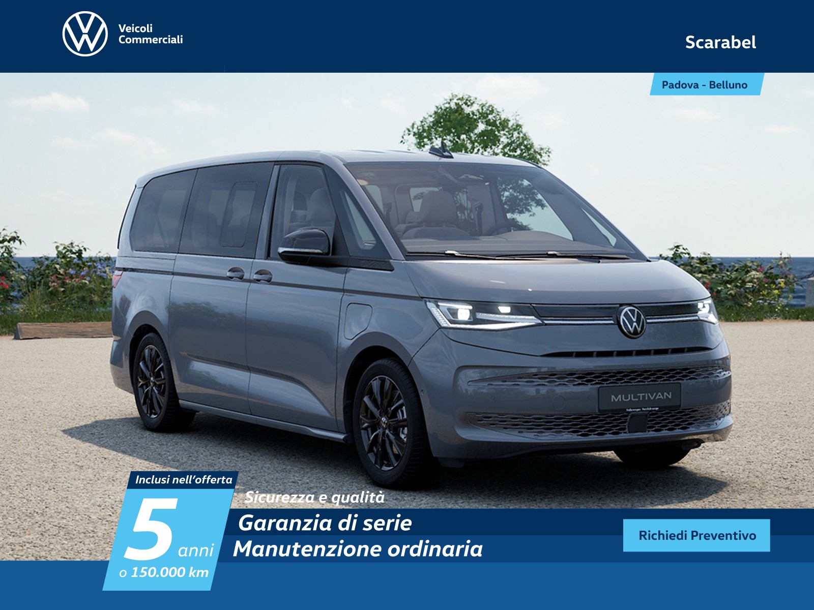 Volkswagen VIC T7 Multivan lungo 1.5 phev life 4motion 245cv dsg 7p.ti