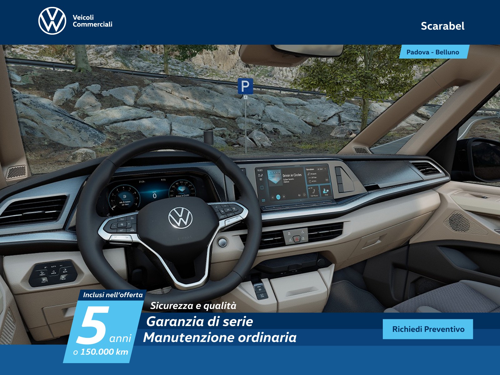 Volkswagen VIC T7 Multivan lungo 1.5 phev life 4motion 245cv dsg 7p.ti