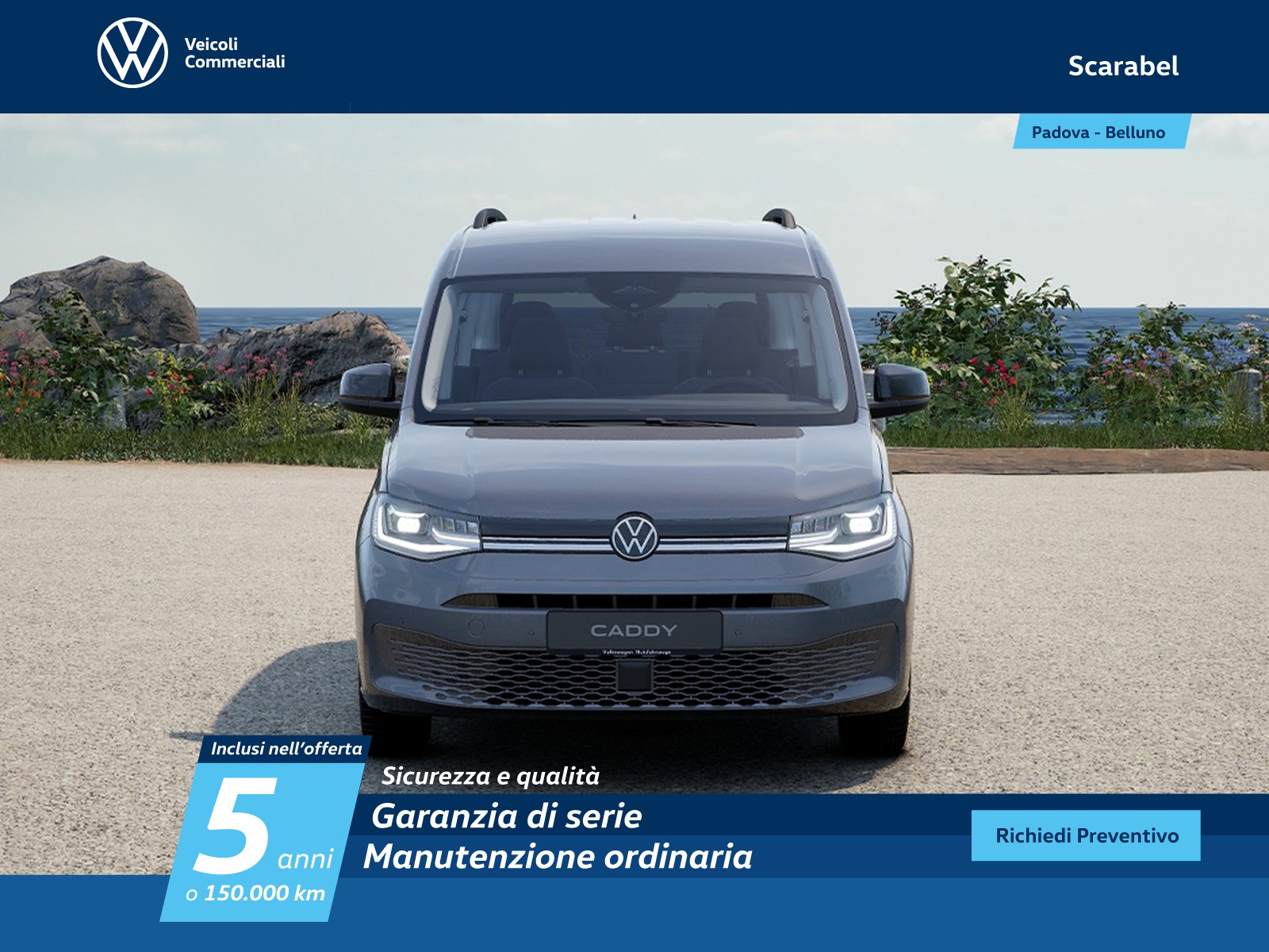 Volkswagen VIC Caddy m1 2.0 tdi 122cv 4motion life my24