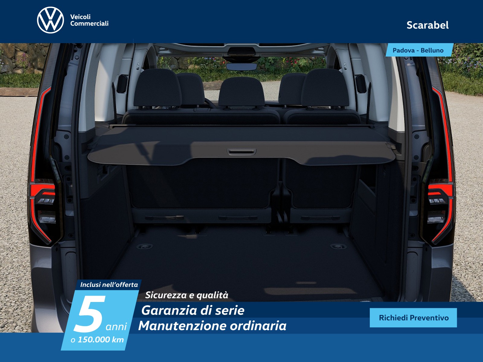 Volkswagen VIC Caddy m1 2.0 tdi 122cv 4motion life my24