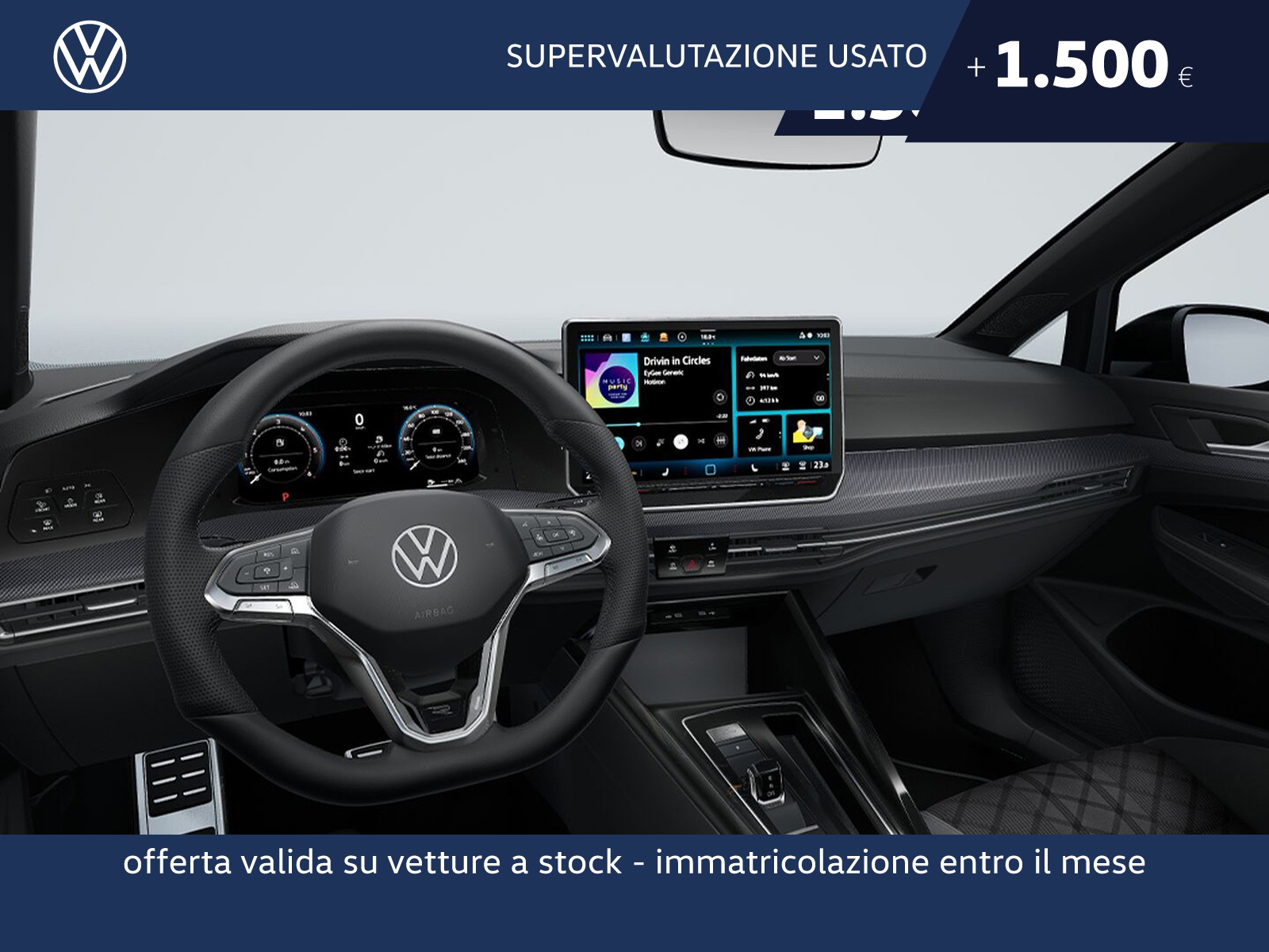 Volkswagen Golf 2.0 tdi r-line plus 150cv dsg